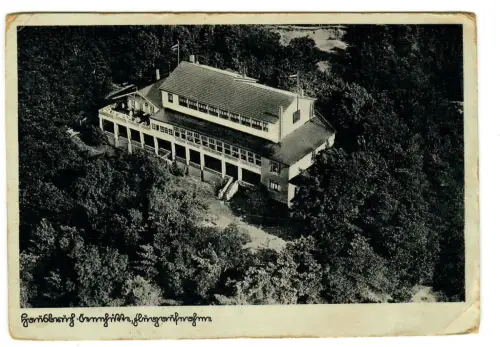AK Hamburg, Sennhütte Hausbruch, Fliegeraufnahme, 11184
