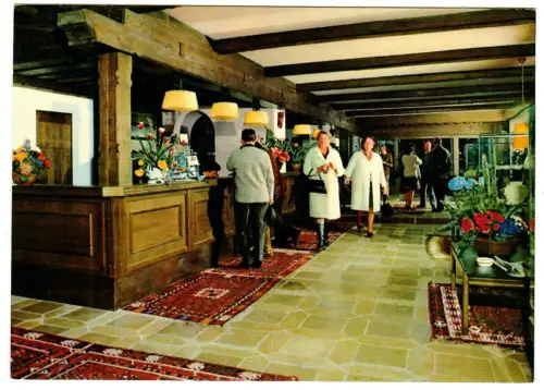 AK Tittling-Passau, Ferienhotel "Dreiburgensee" Lobby , 11093