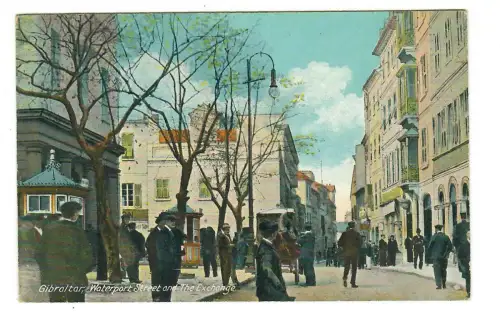 AK Gibraltar, Waterford Street and the Exchange ~ 1912, 10154