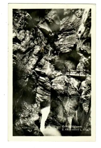AK Oberstdorf/ Allgäu, Breitachklamm, 10624