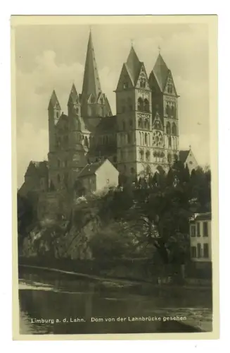 AK Limburg an der Lahn, Dom von der Lahnbrücke aus, 12116