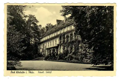 AK Bad Köstritz, Fürstliches Schloß, Vorderansicht, 11145