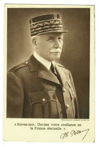 AK Philippe Pétain: "Held von Verdun“, Marschall von Frankreich, 20062