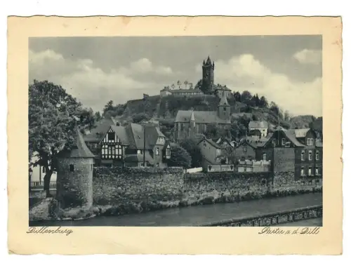 AK Dillenburg, Partie an der Dill , 12108