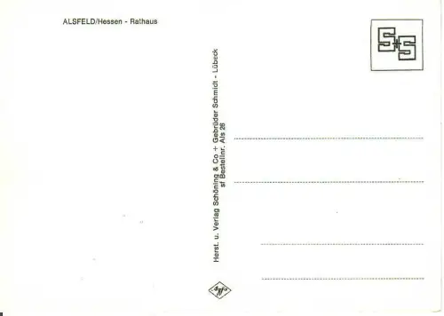 AK Alsfeld, Rathaus,1950er Jahre, 10242