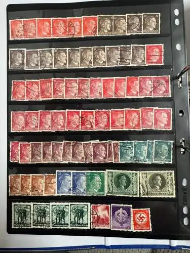 Deutsches Reich  Sonstiges Postfrisch / ** Gestempelt (Posten) Zentraler Rund / Vollstempel Eckstempel/Wellenstempel Sonderstempel Neuwertig