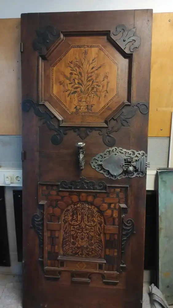 Antike Barocktür Prunktür um 1680-1710 0