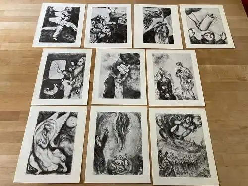 Chagall, Marc - Katalogmappe Radierungen und Lithographien zur Bibel