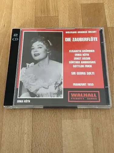 HISTORY: Mozart, Die Zauberflöte, Gesamtaufnahme, Sir Georg Solti Frankfurt 1955 2 CD-BOX WALHALL