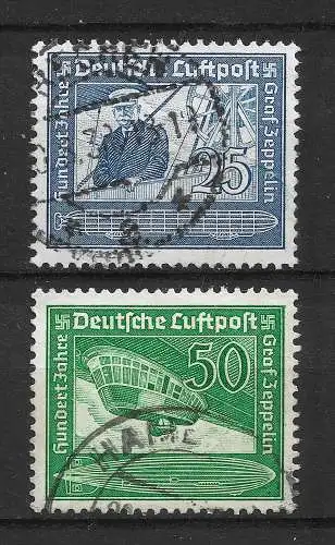 Deutsches Reich 1938 Nr 669 - 670 Gebraucht
