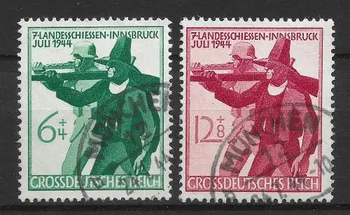 Deutsches Reich 1944 Nr 897 - 898 Gebraucht