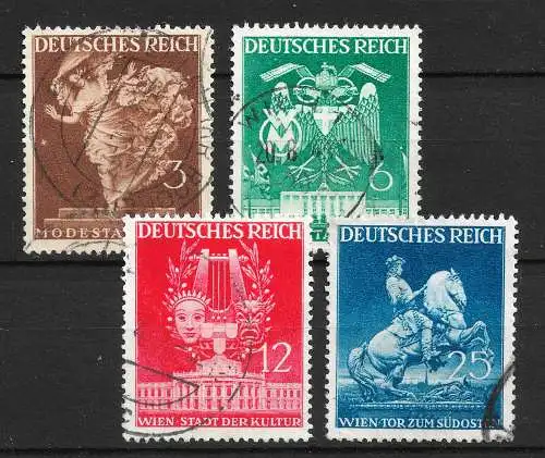 Deutsches Reich 1941 Nr 768 - 771 Gebraucht