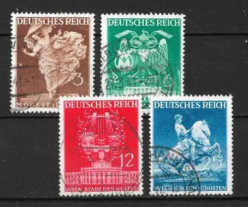 Deutsches Reich 1941 Nr 768 - 771 Gebraucht