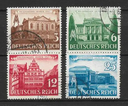 Deutsches Reich 1941 Nr 764 - 767 Gebraucht