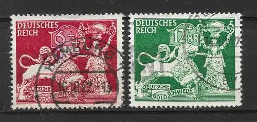 Deutsches Reich 1942 Nr 816 - 817 Gebraucht