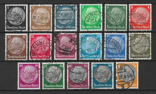 Deutsches Reich 1933 Nr 512 - 528 Gebraucht