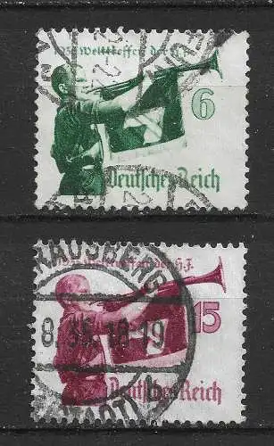 Deutsches Reich 1935 Nr 584x - 585x Gebraucht