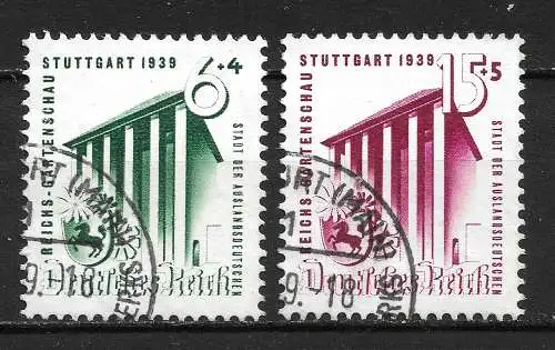 Deutsches Reich 1939 Nr 692 - 693 Gebraucht