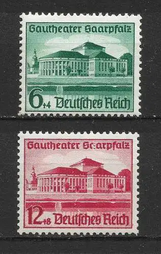 Deutsches Reich 1938 Nr 673 - 674 Ungebraucht