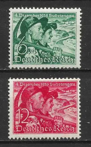 Deutsches Reich 1938 Nr 684 - 685 Ungebraucht