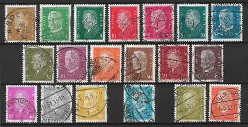 Deutsches Reich 1928 Nr 410 - 422 / 435 - 437 / 454 / 465 - 466 Gebraucht