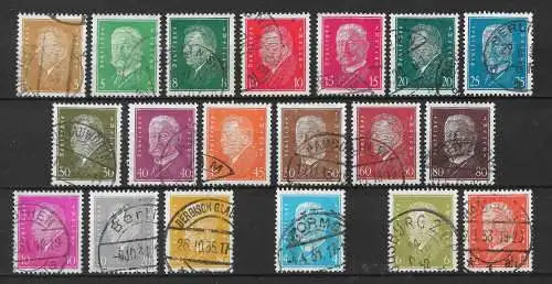 Deutsches Reich 1928 Nr 410 - 422 / 435 - 437 / 454 / 465 - 466 Gebraucht