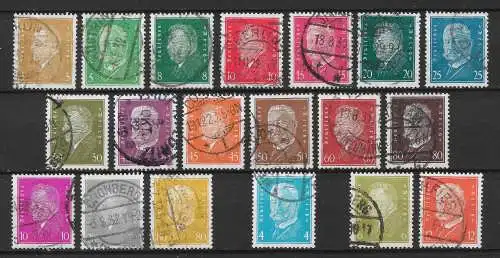 Deutsches Reich 1928 Nr 410 - 422 / 435 - 437 / 454 / 465 - 466 Gebraucht