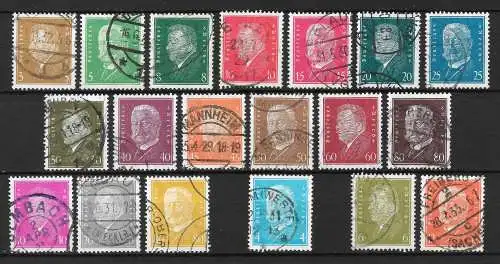 Deutsches Reich 1928 Nr 410 - 422 / 435 - 437 / 454 / 465 - 466 Gebraucht