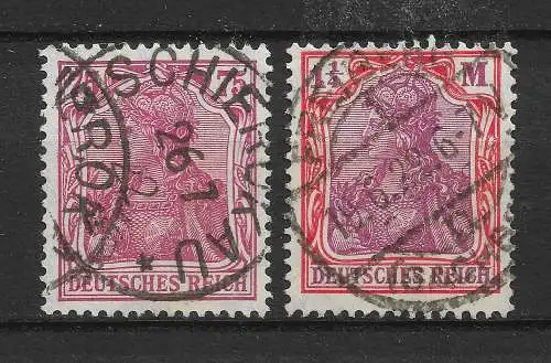 Deutsches Reich 1922 Nr 197 - 198 Gebraucht