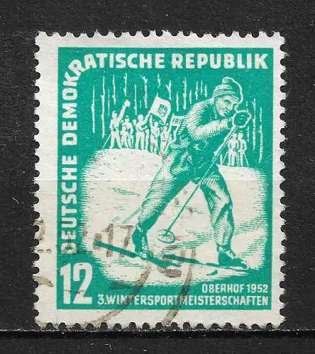 DDR 1952 Nr 298 Gebraucht