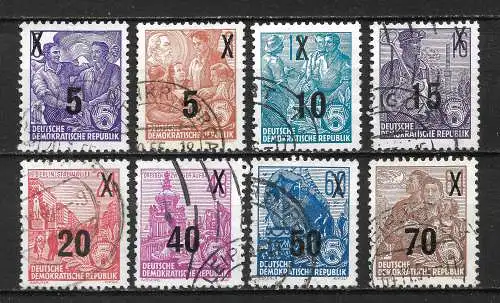 DDR 1954 Nr 435 - 442 Gebraucht