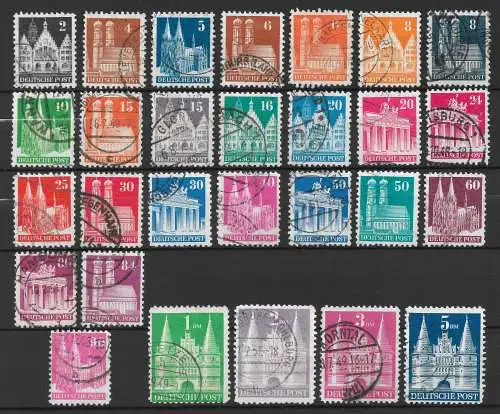 All. Bes. Bizone 1948 Nr 73wg - 100wg Gebraucht