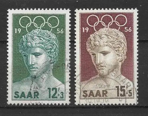 Saargebiet/Saarland 1956 Nr 371 - 372 Gebraucht