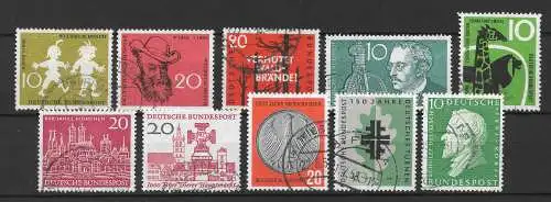 Bundesrep. Deutschland 1958 Nr nettes Los aus 1958 Gebraucht