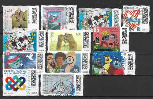 Bundesrep. Deutschland 2023 Nr nettes Los aus 2023 Gebraucht