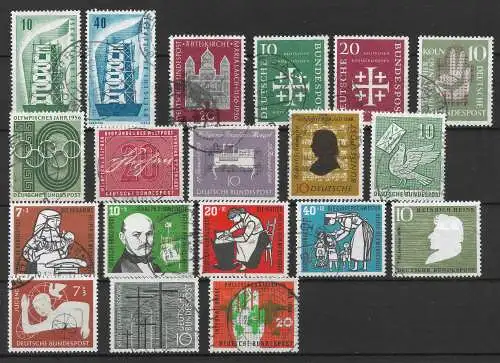 Bundesrep. Deutschland 1956 Nr nettes Los aus 1956 Gebraucht