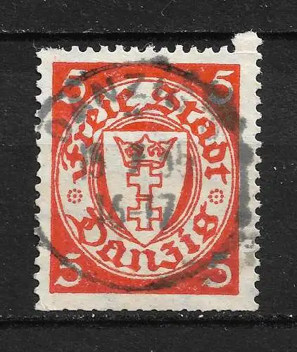Freie Stadt Danzig 1932 Nr 193 D (Rollenmarke) Gebraucht