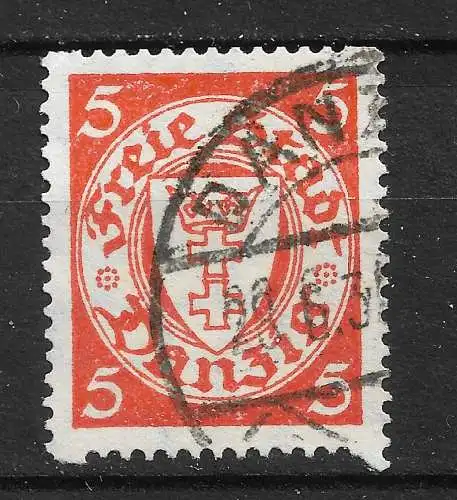Freie Stadt Danzig 1932 Nr 193 D (Rollenmarke) Gebraucht