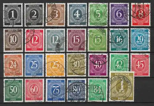 All. Bes. Gem.-Ausg. 1946 Nr 911 - 937 Gebraucht