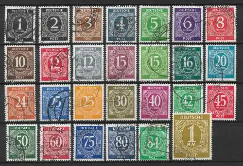 All. Bes. Gem.-Ausg. 1946 Nr 911 - 937 Gebraucht