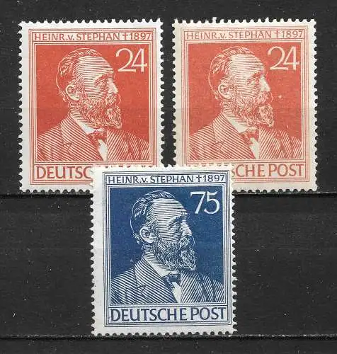 All. Bes. Gem.-Ausg. 1947 Nr 963 - 964 mit Farben Postfrisch / **