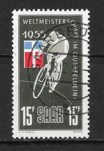 Saargebiet/Saarland 1955 Nr 357 Gebraucht
