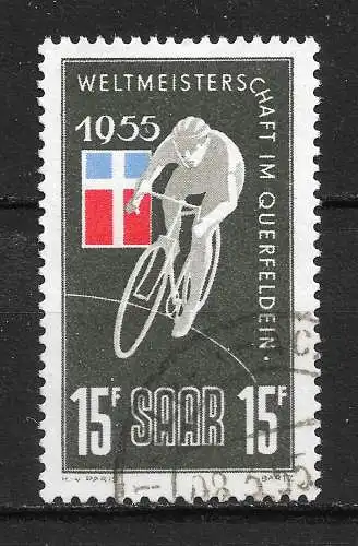 Saargebiet/Saarland 1955 Nr 357 Gebraucht