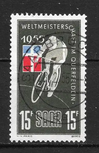 Saargebiet/Saarland 1955 Nr 357 Gebraucht