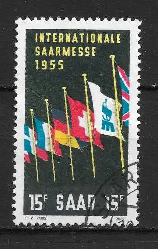 Saargebiet/Saarland 1955 Nr 359 Gebraucht