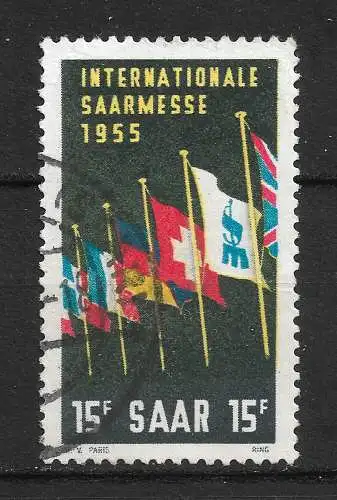 Saargebiet/Saarland 1955 Nr 359 Gebraucht