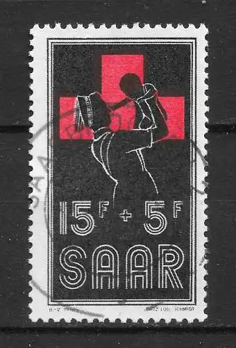 Saargebiet/Saarland 1955 Nr 360 Gebraucht