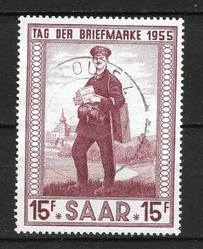 Saargebiet/Saarland 1955 Nr 361 Gebraucht