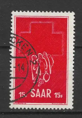 Saargebiet/Saarland 1952 Nr 318 Gebraucht