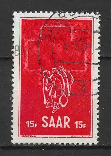 Saargebiet/Saarland 1952 Nr 318 Gebraucht